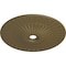 Ekena Millwork Galveston Ceiling Medallion (Canopies up to 4 3/4"), 36 5/8"OD x 3 5/8"ID x 2 3/8"P, Mississippi Mud CM36GLMMF - alternate 2